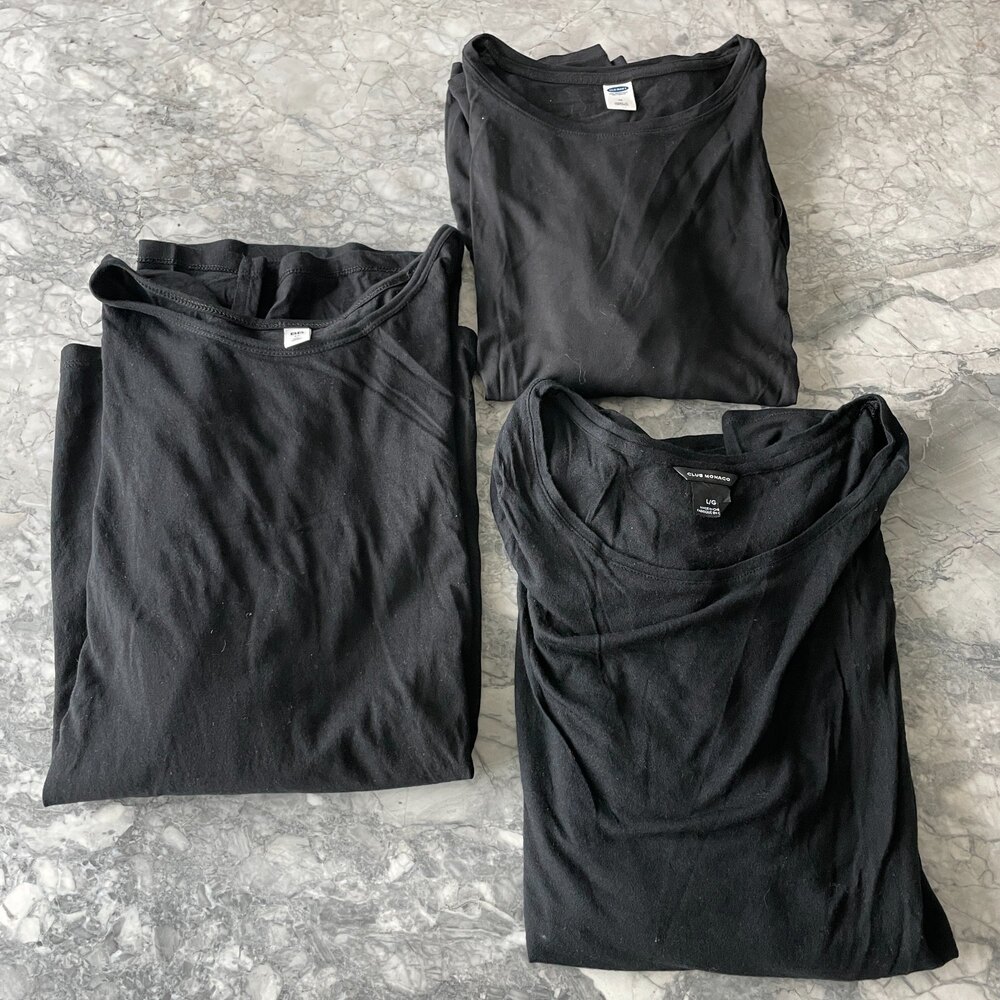 Long Sleeve T-Shirt Bundle - Club Monaco, BP, Old Navy